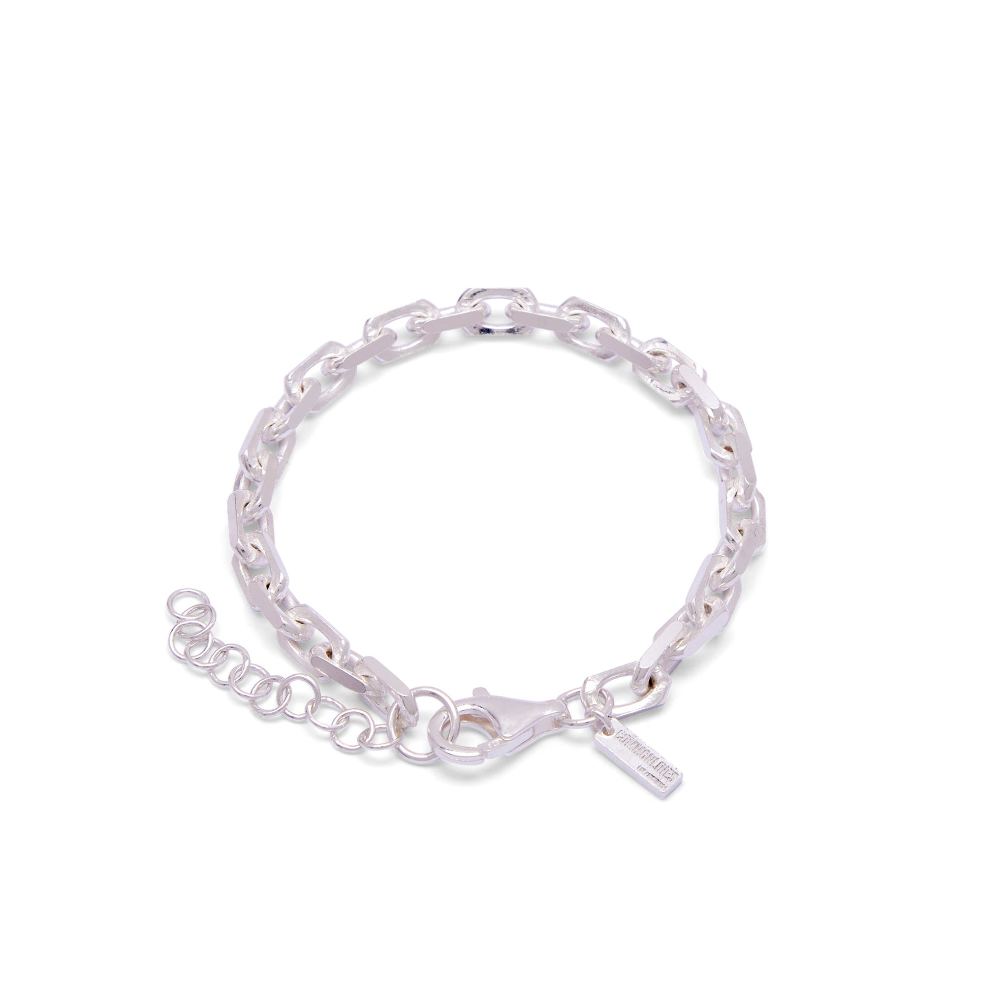 Silver bracelet for store mens price in grt