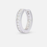 Center Set Hoop - Silver