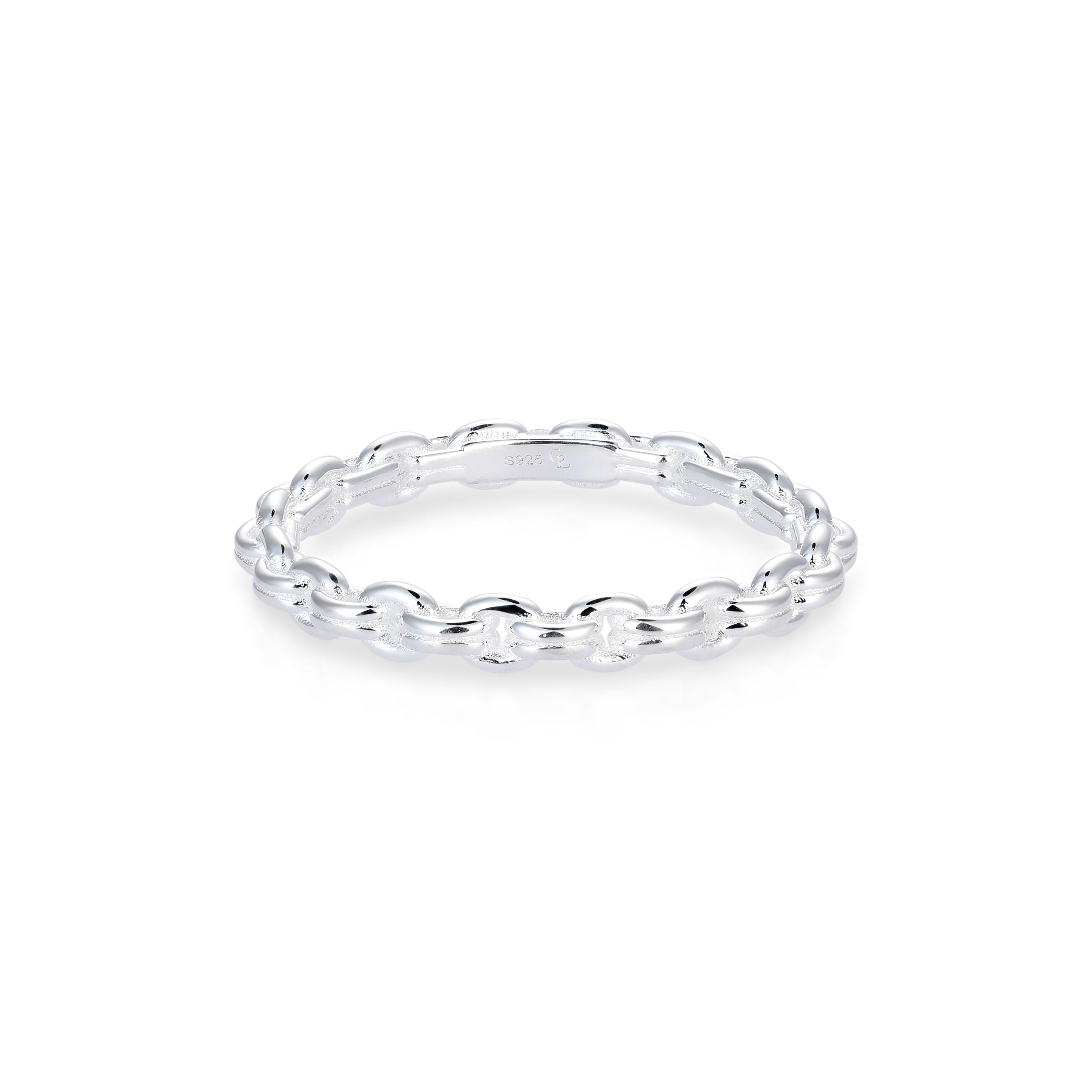 Double Rolo Ring - Silver