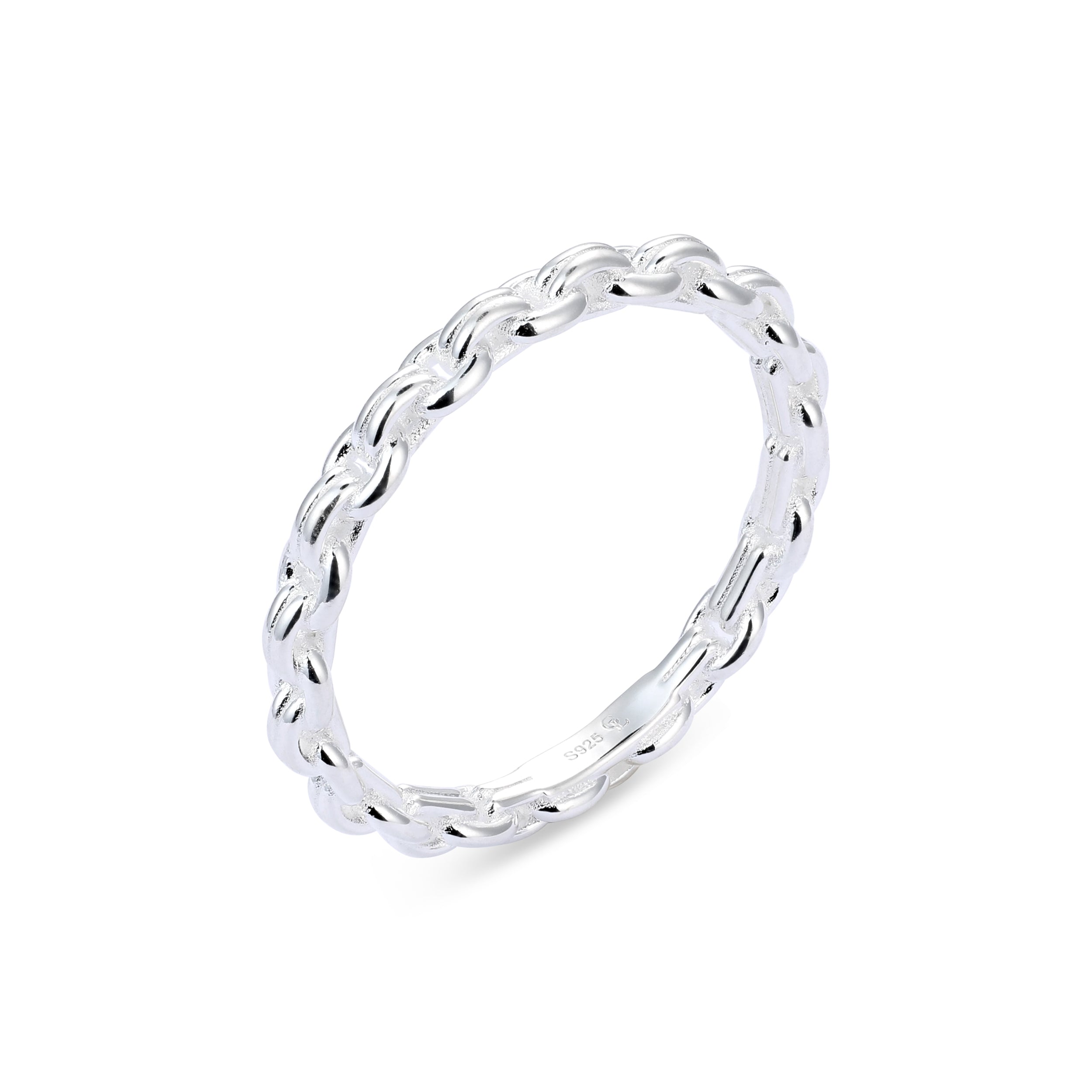 Double Rolo Ring - Silver