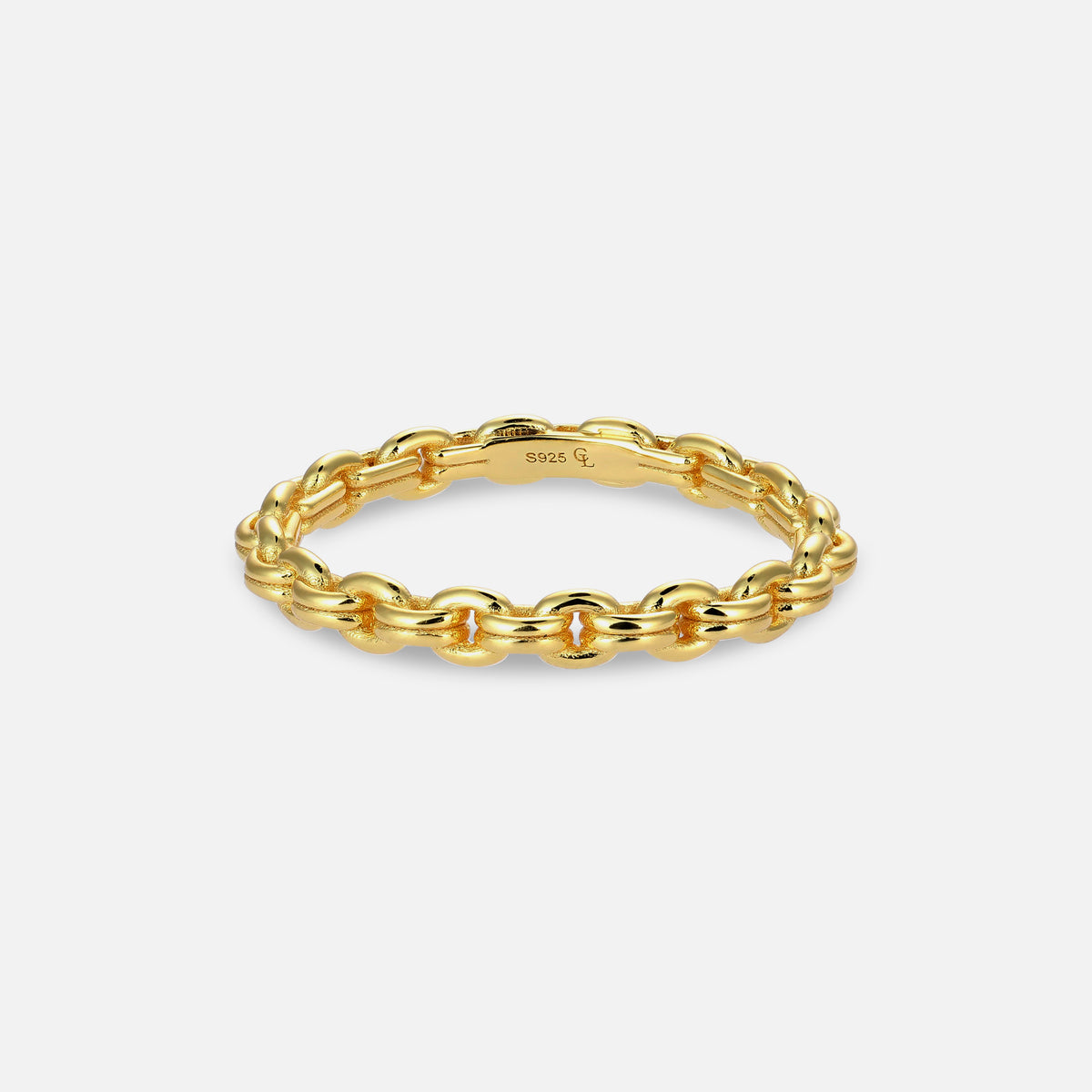 Rolour Rings Double Rolo Ring - Gold – COMMONLINES