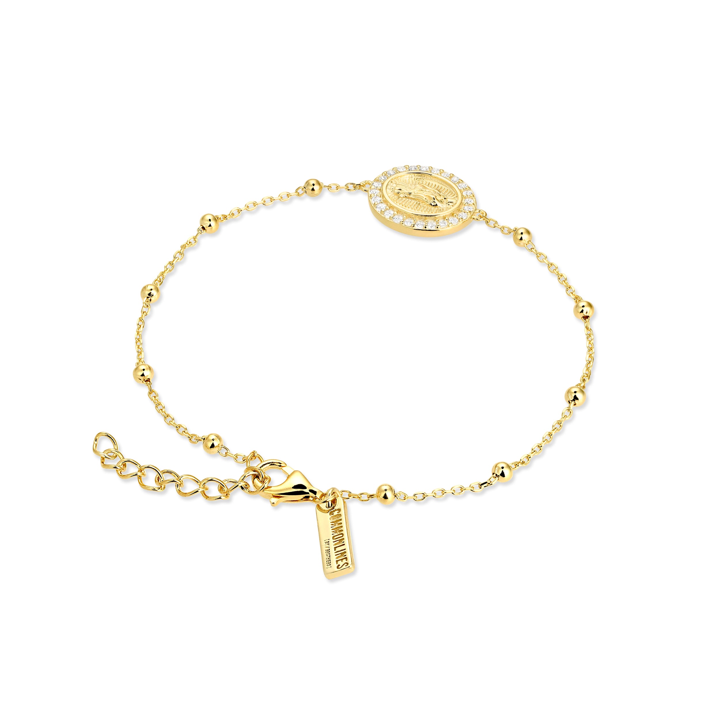 Guadalupe Ball Bracelet - Gold