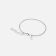 Mini Curb Bracelet - Silver