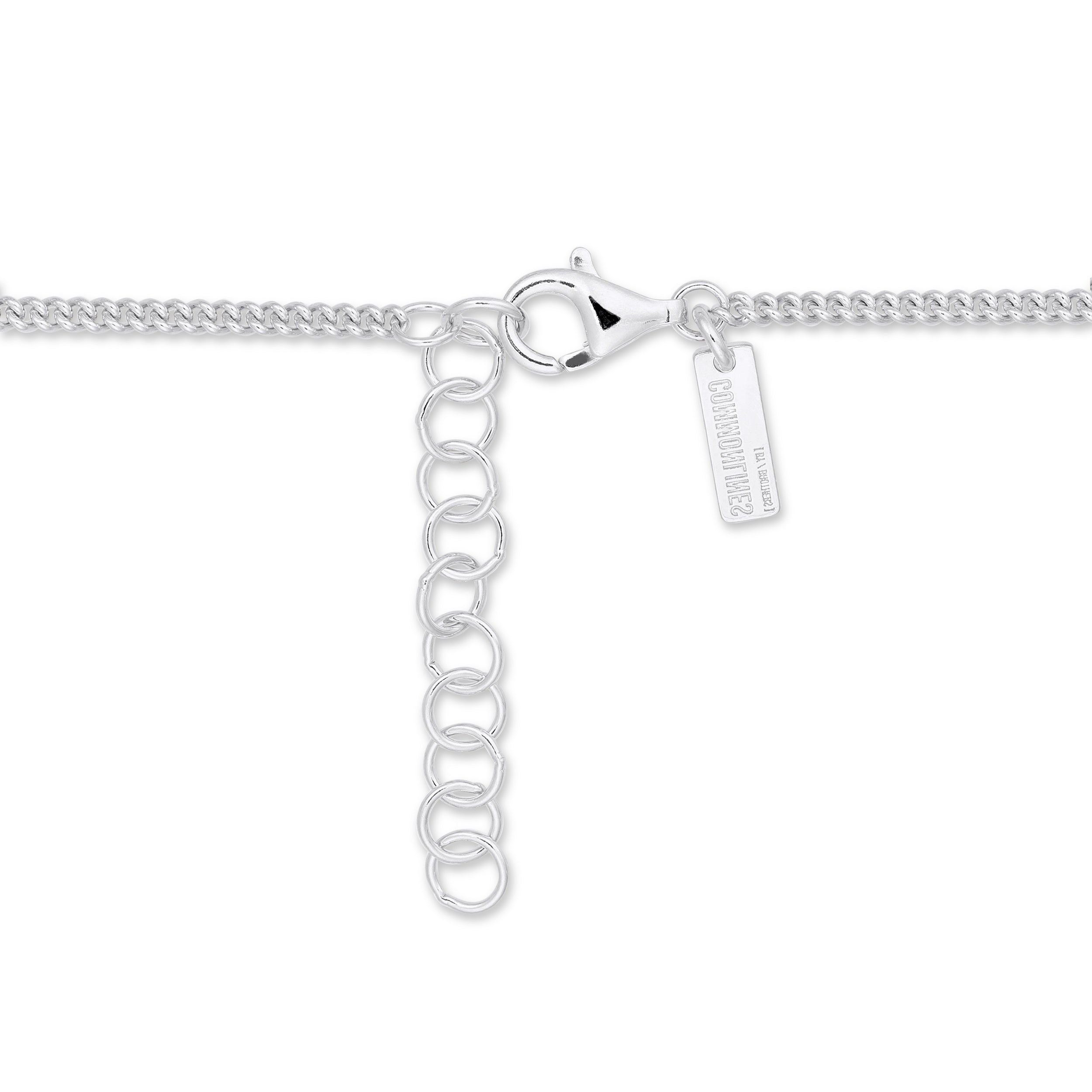 Mini Curb Bracelet - Silver
