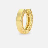 Side Set Hoop - Gold