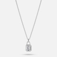 Solitaire Necklace - Silver