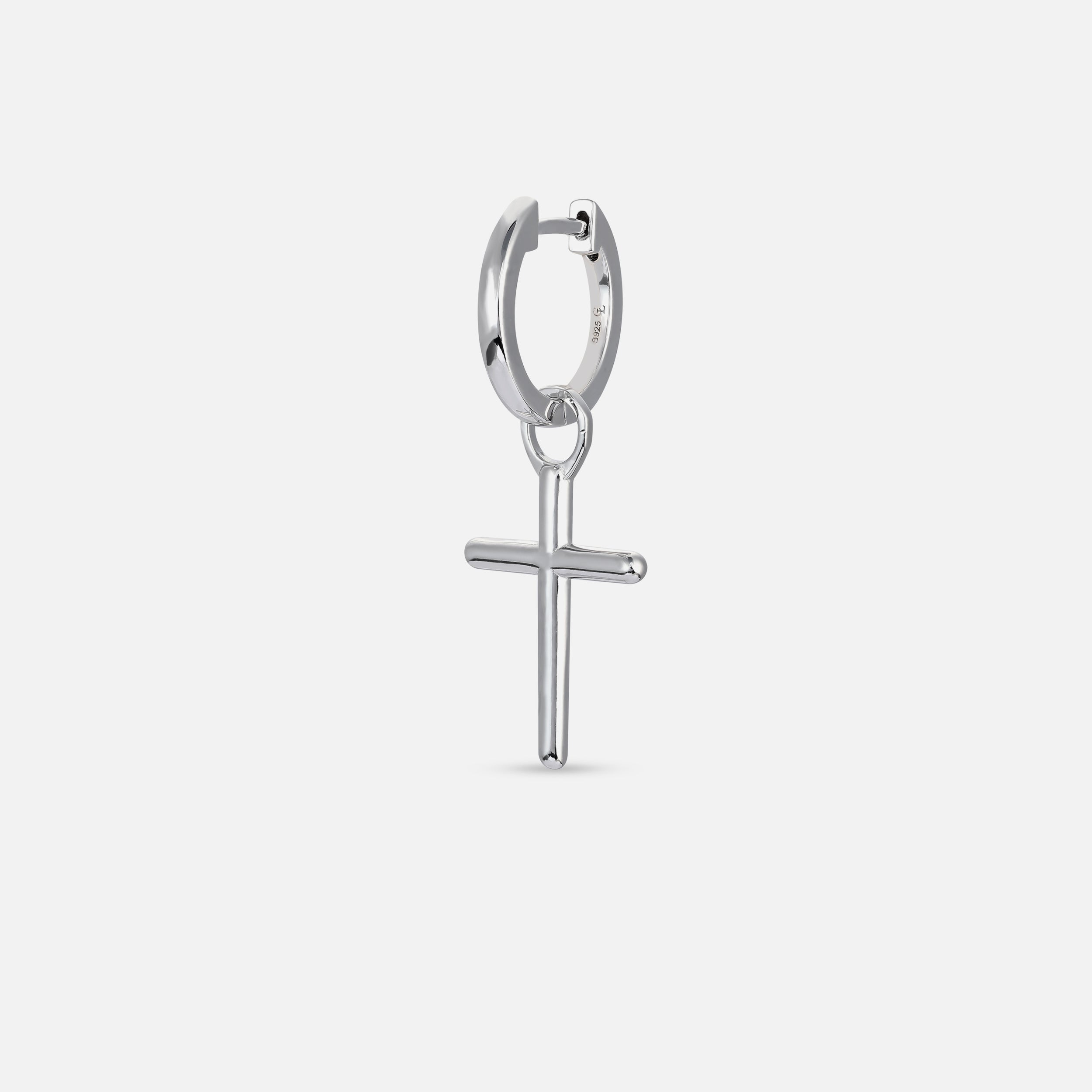 Cross Hoop - Silver – COMMONLINES