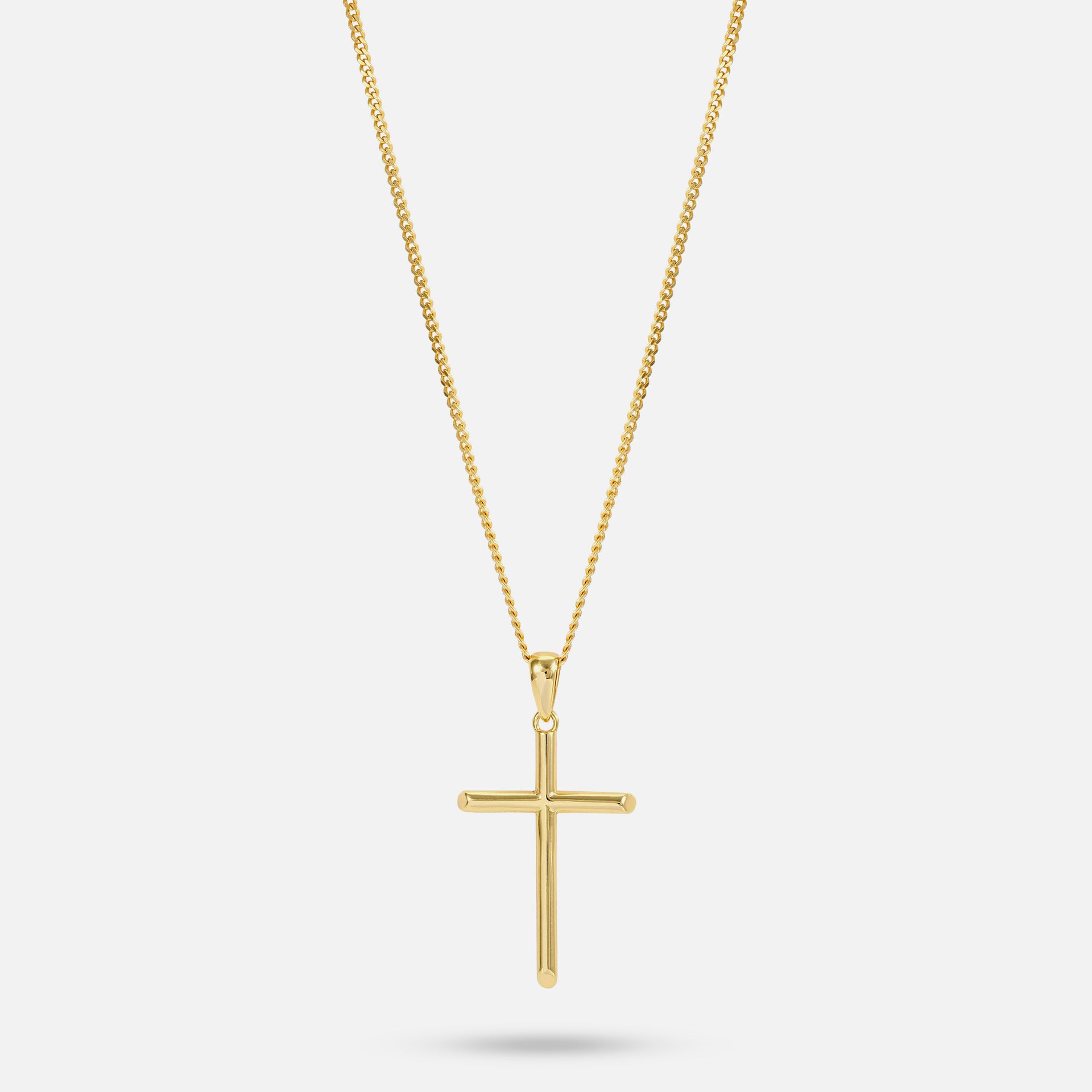 Classic Cross Necklace - Gold