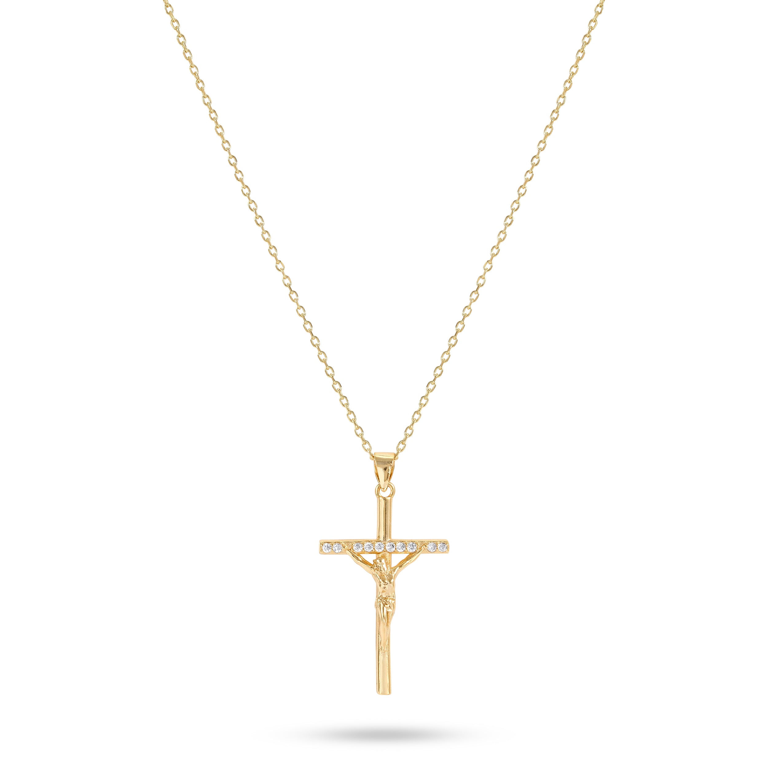 Studded Cross - Gold