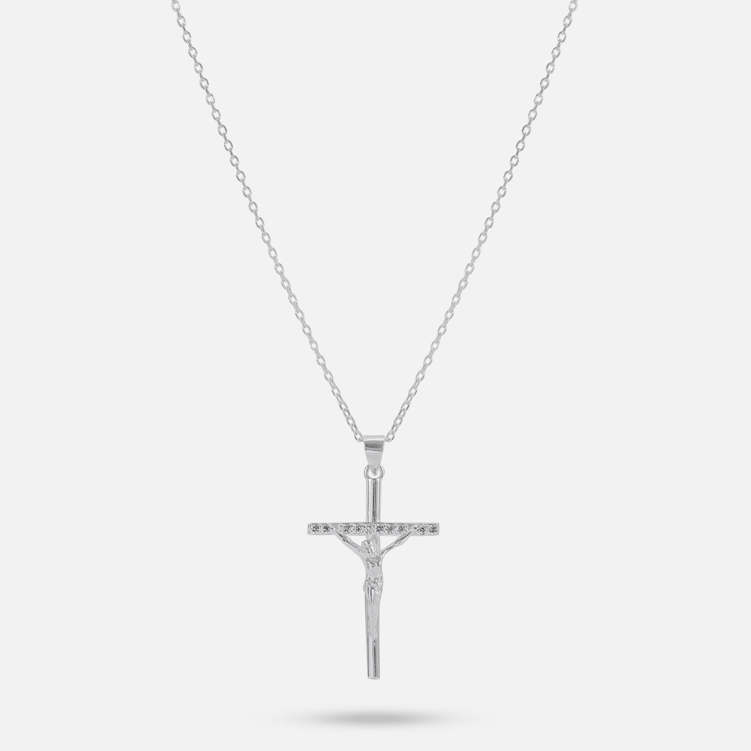 Studded Cross - Silver – COMMONLINES