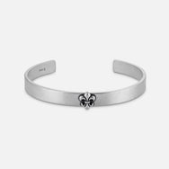 Fleur De Lis Cuff - Silver