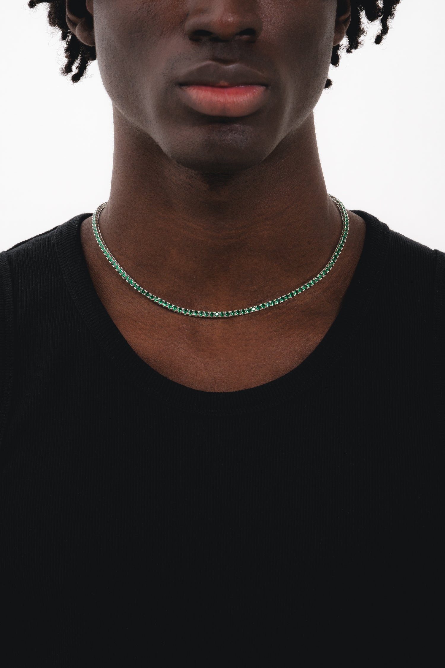 Tennis Necklace - Verde