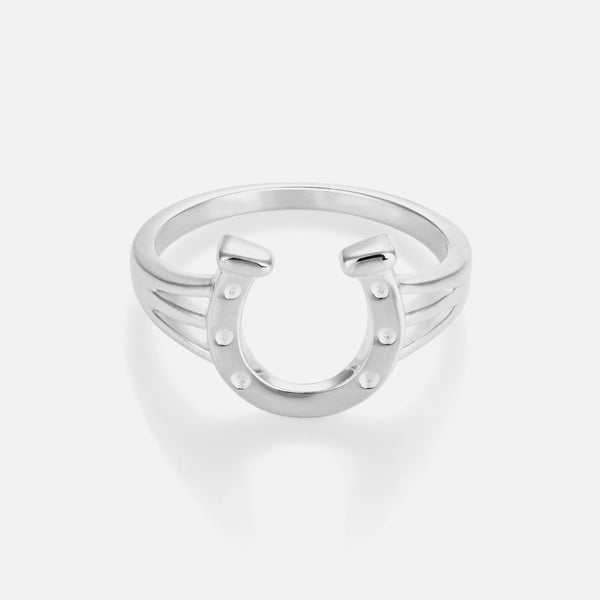 さ*お様 Horse Shoe Ring Silver サイズ7 Horse Shoe Ring - Silver – COMMONLINES