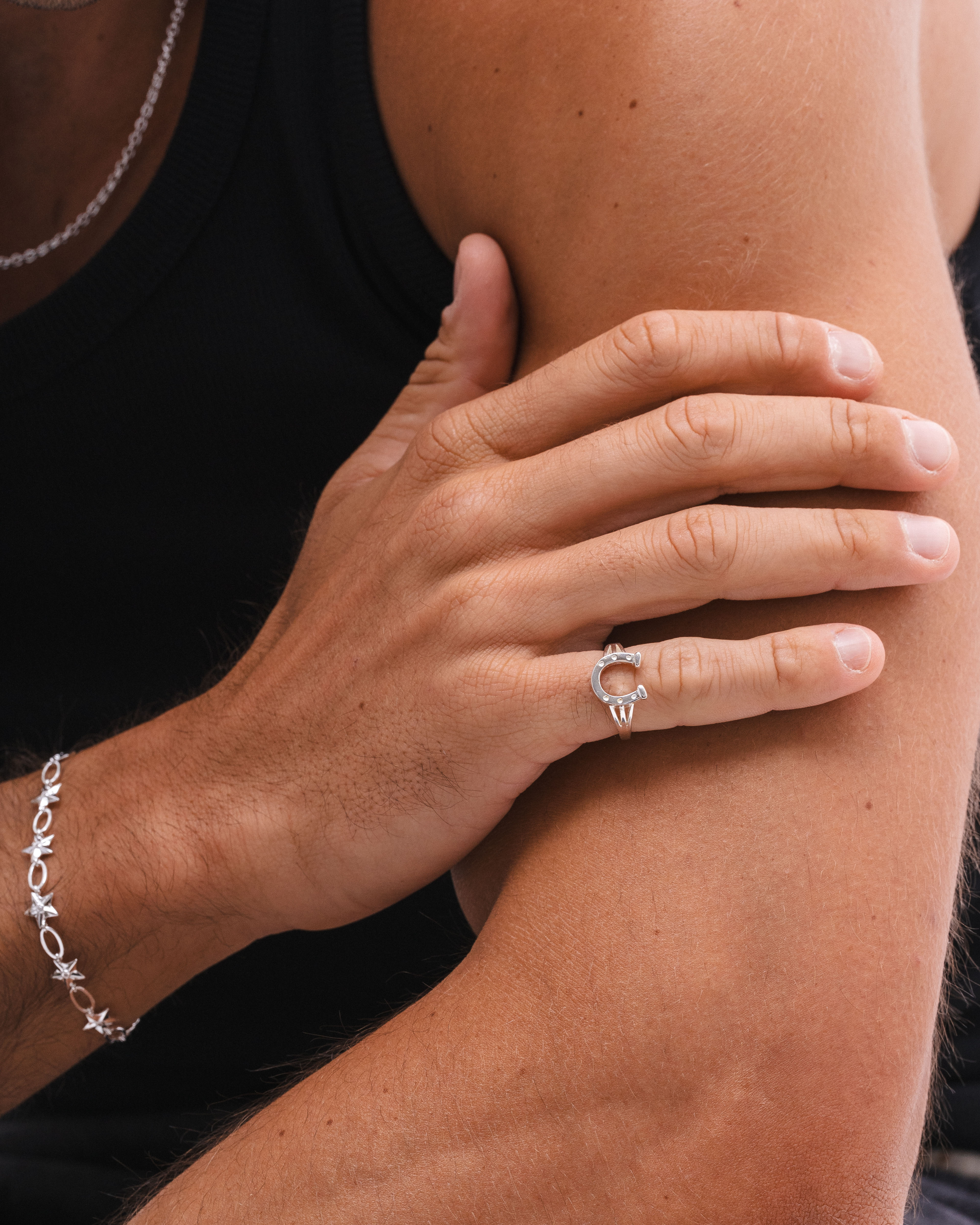 Horse Shoe Ring - Silver – COMMONLINES