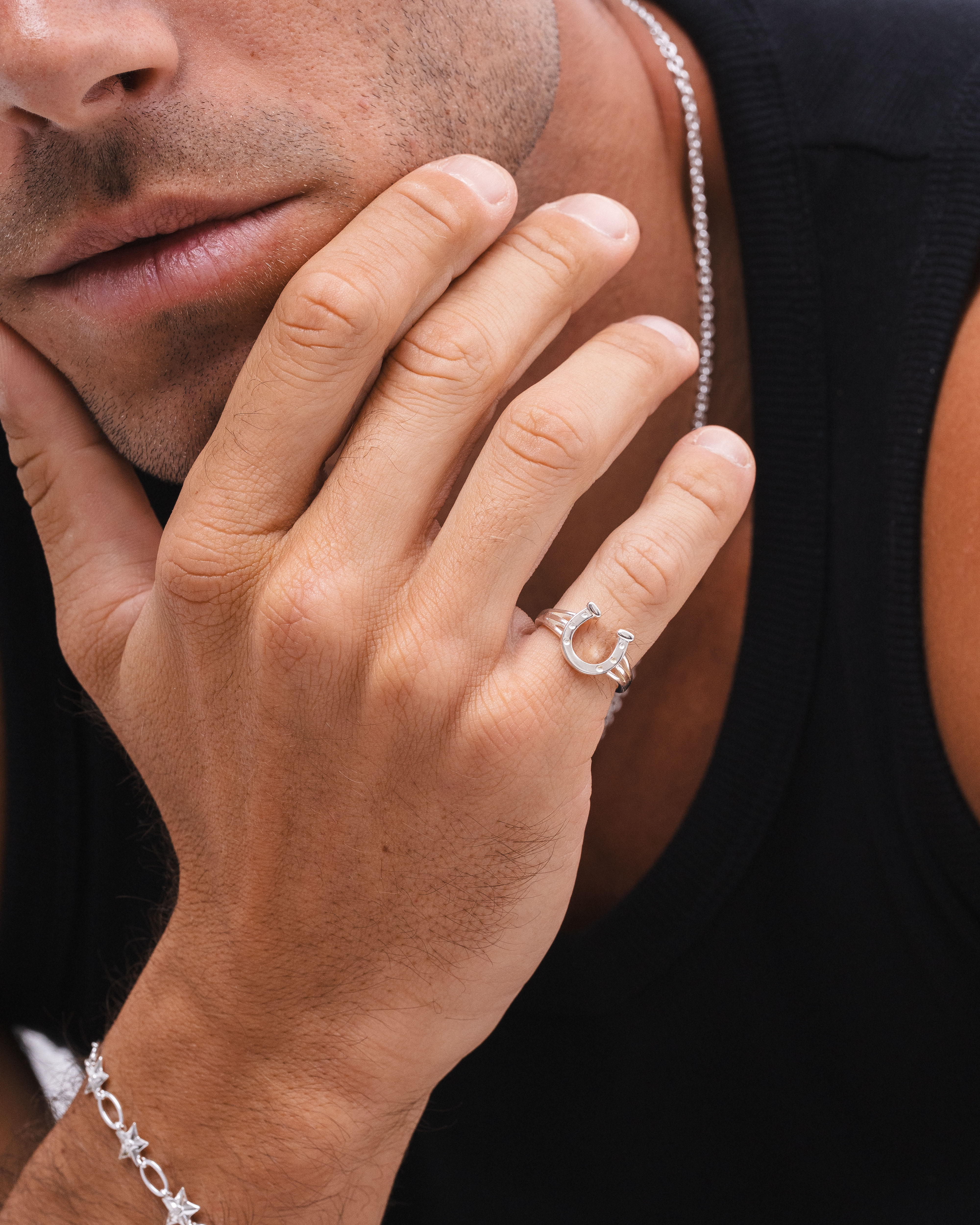 Horse Shoe Ring - Silver – COMMONLINES