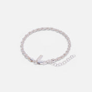 Rope Bracelet - Silver