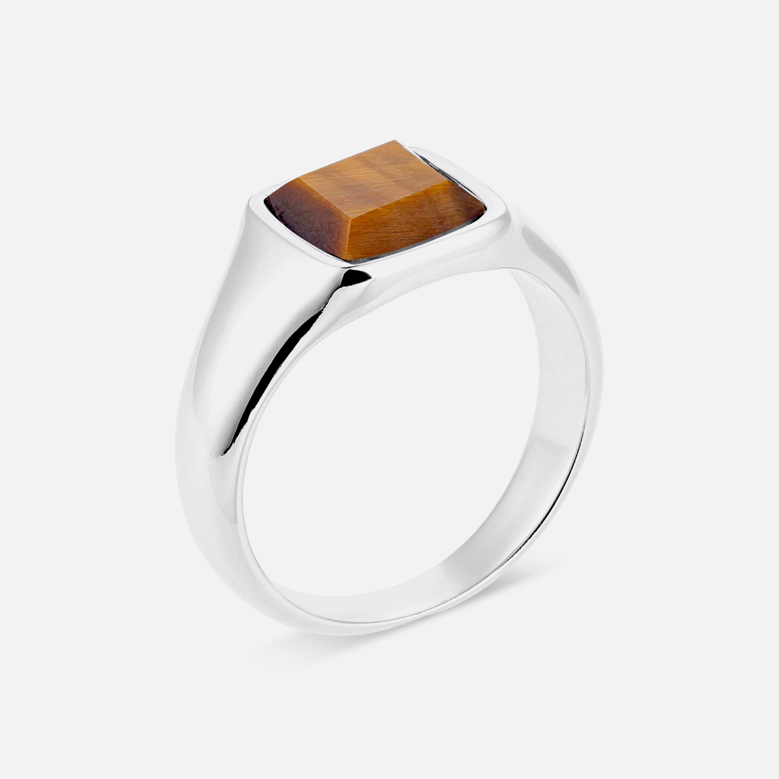 Tiger Eye Ring - Silver – COMMONLINES