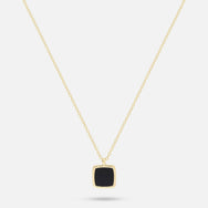 Onyx Pendant - Gold