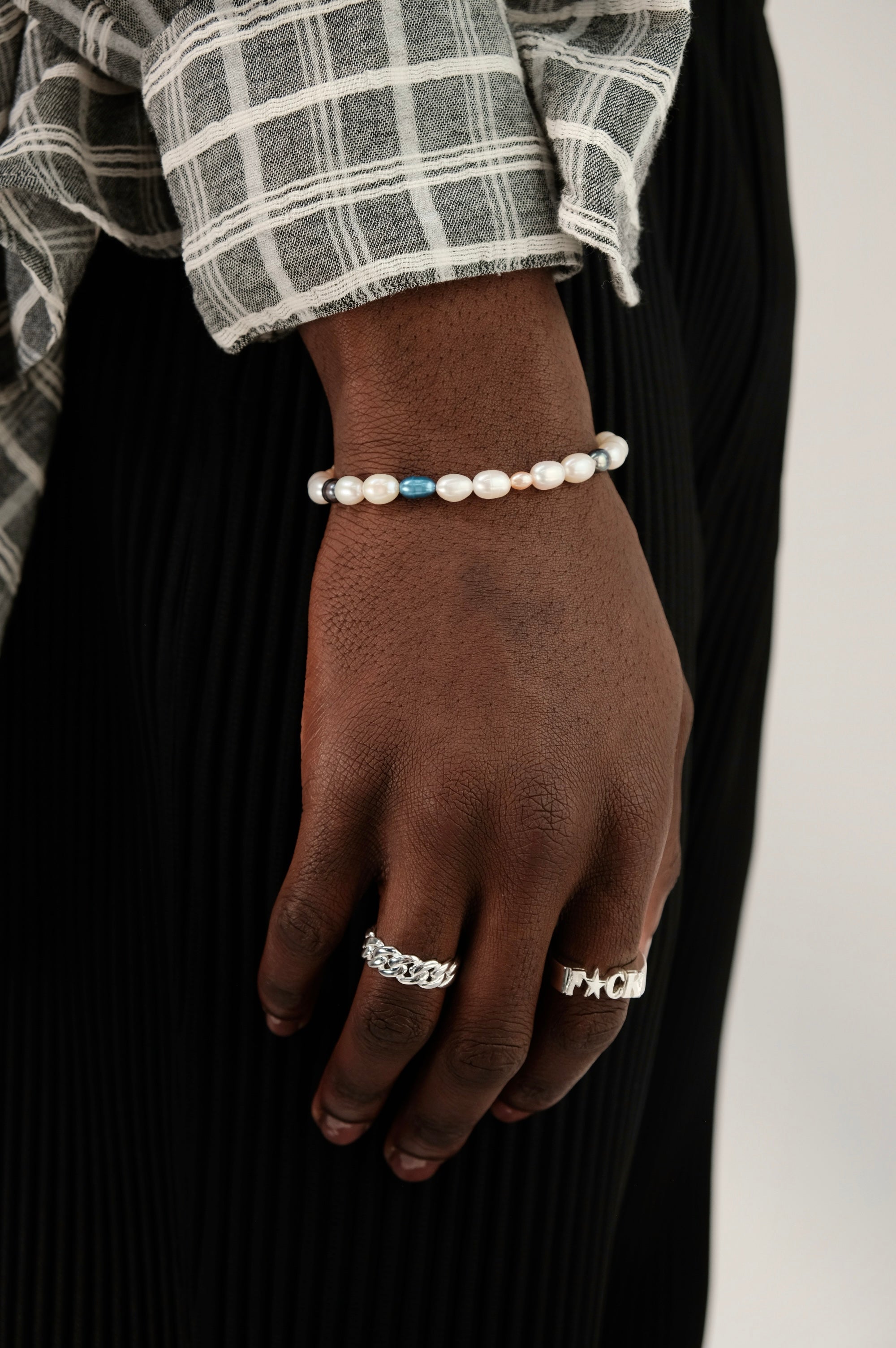 Azure Pearl Bracelet