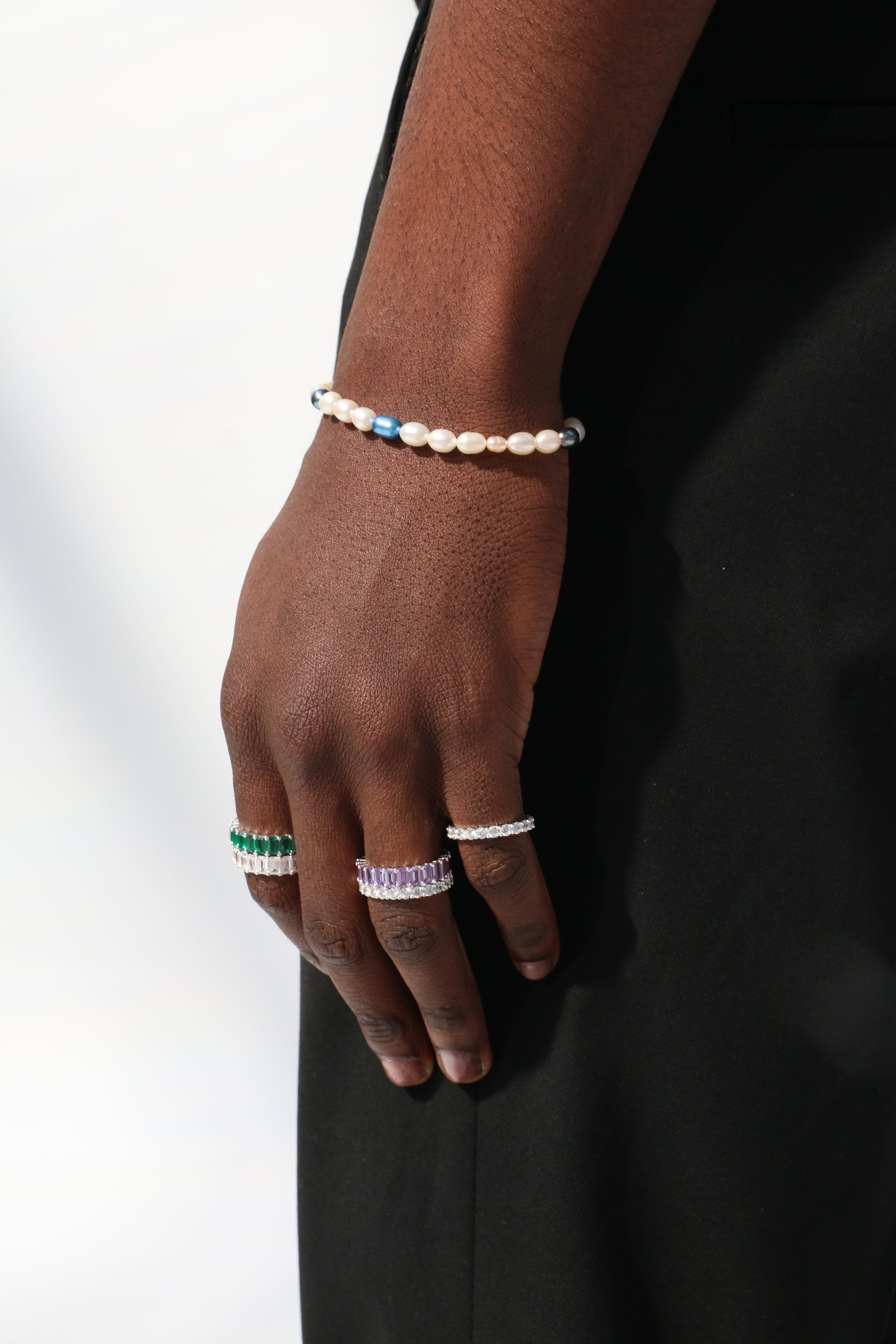Azure Pearl Bracelet