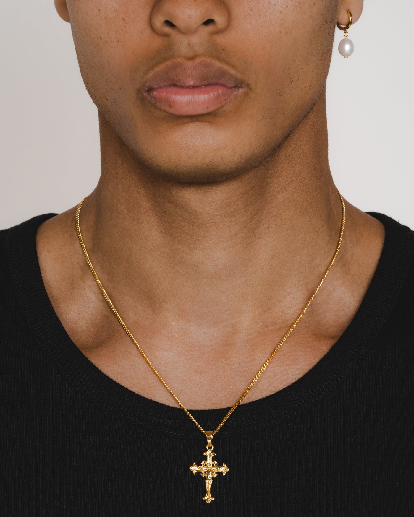 Cross Necklace - Gold