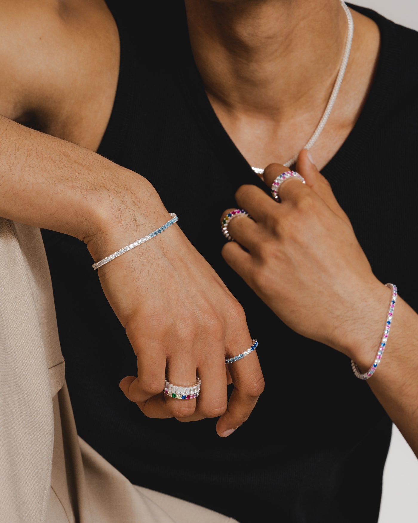 Tennis Bracelet - Blue Gradient – COMMONLINES