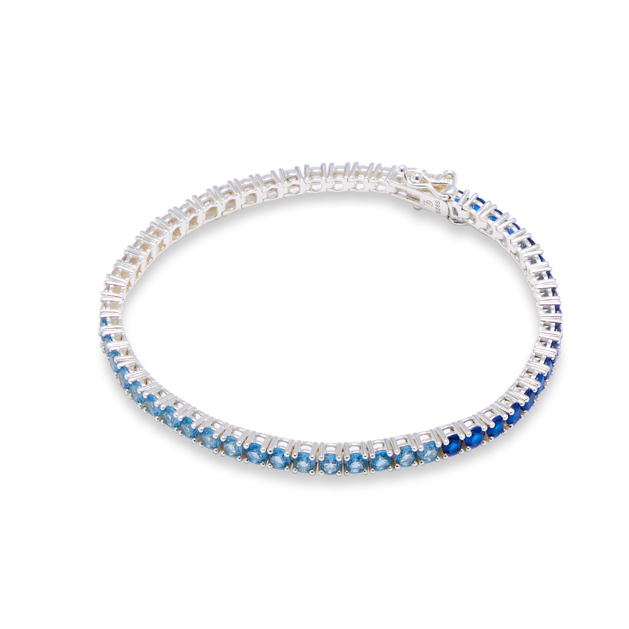 Tennis Bracelet - Blue Gradient