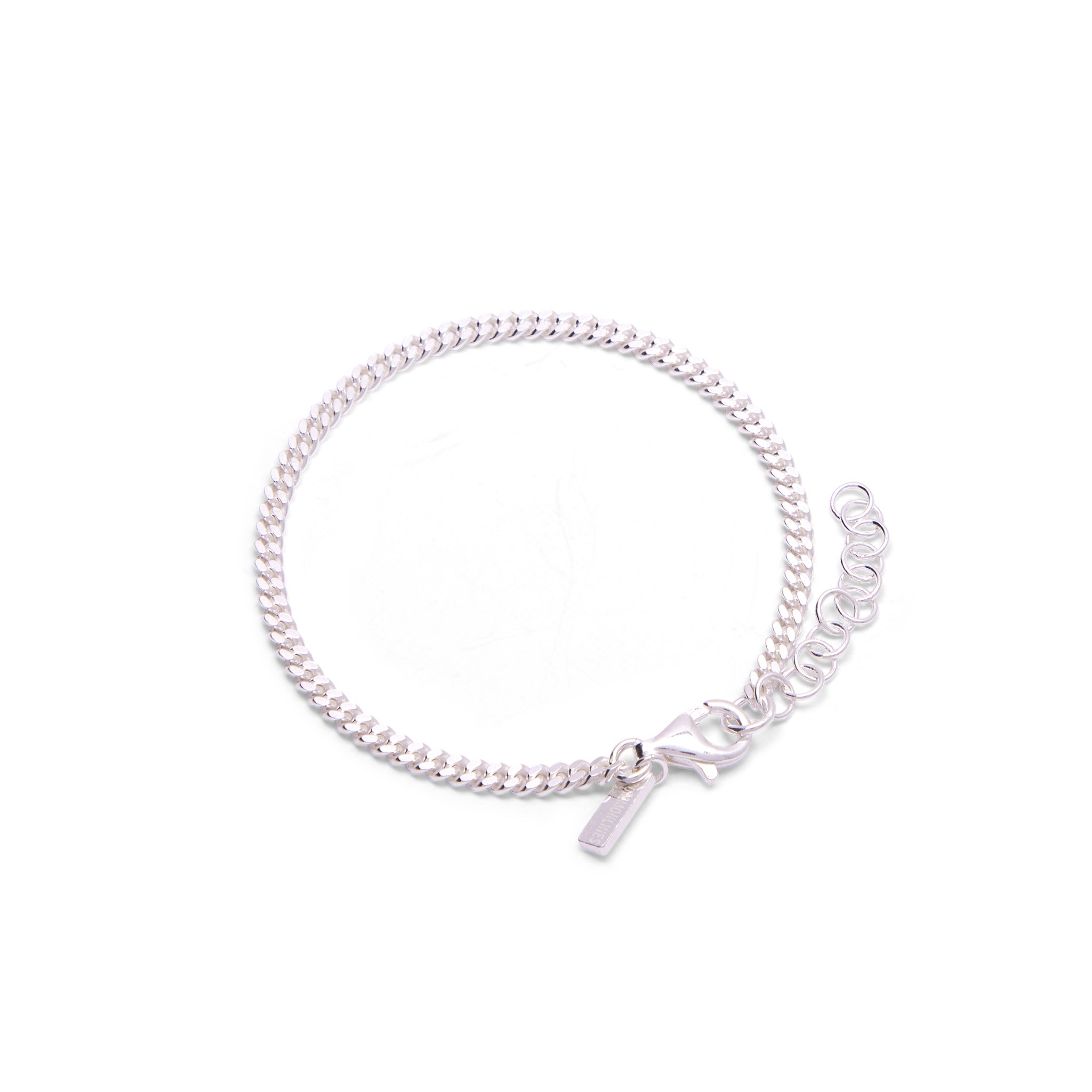 Mini Cuban Link Bracelet - Silver