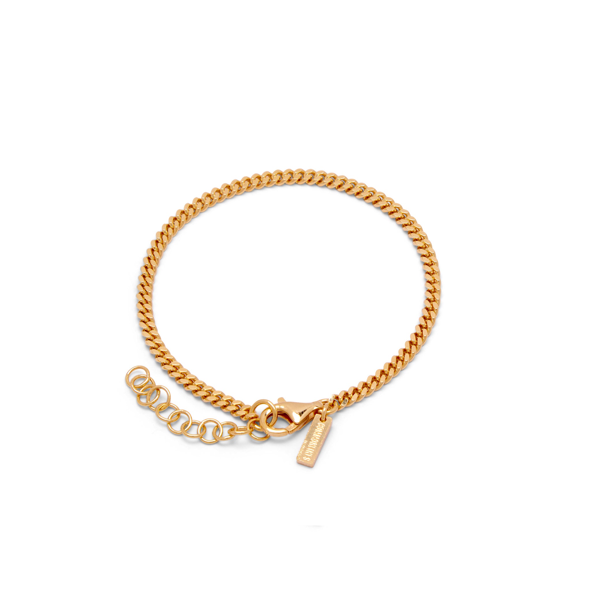 Mini Cuban Link Bracelet - Gold